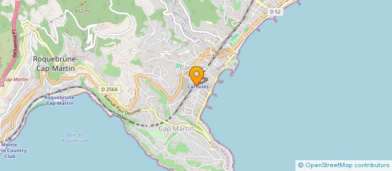 localisation de l'entreprise MADAME OLESSIA ANIKINA à ROQUEBRUNE-CAP-MARTIN