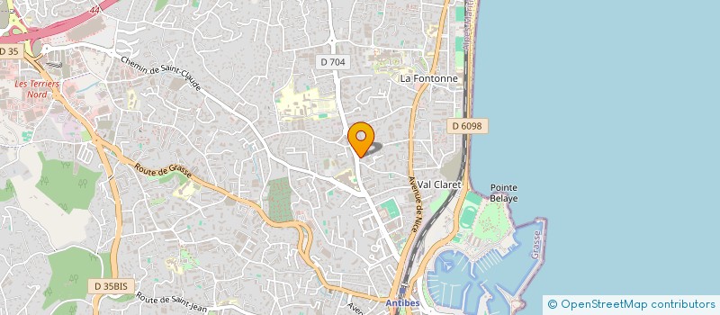 localisation de l'entreprise MADAME OLFA ARFANI  ANTIBES
