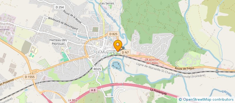 localisation de l'entreprise MADAME OLFA BEN ADBERRAHMEN  LE MUY