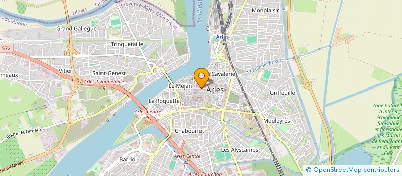 localisation de l'entreprise MADAME OLFA BOUZOUMITA  ARLES
