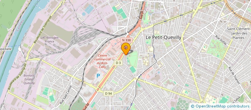 localisation de l'entreprise MADAME OLFA CHERIF  LE GRAND-QUEVILLY