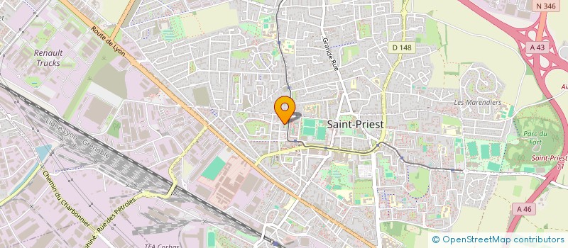 localisation de l'entreprise MADAME OLFA HAFDHI  SAINT-PRIEST