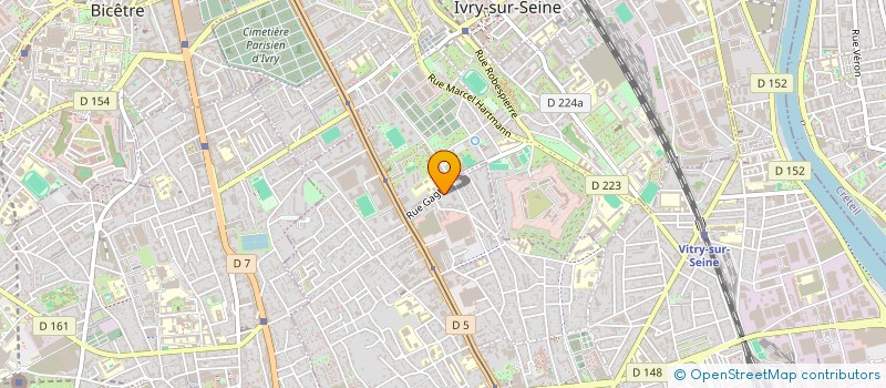 localisation de l'entreprise MADAME OLFA JELIBI à VITRY-SUR-SEINE