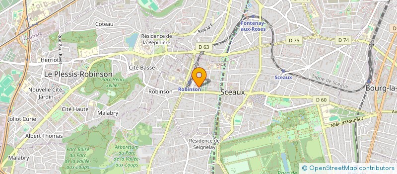 localisation de l'entreprise MADAME OLFA KRIDAN à SCEAUX