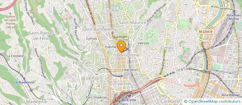 localisation de l'entreprise MADAME OLFA MAJOULI à NICE