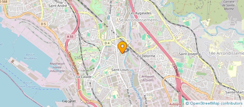 localisation de l'entreprise MADAME OLFA OUERTANI à MARSEILLE