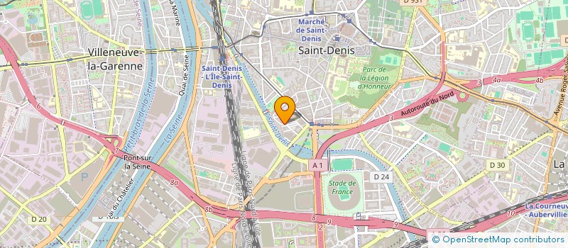 localisation de l'entreprise MADAME OLFA OULED AZAIEZ  SAINT-DENIS