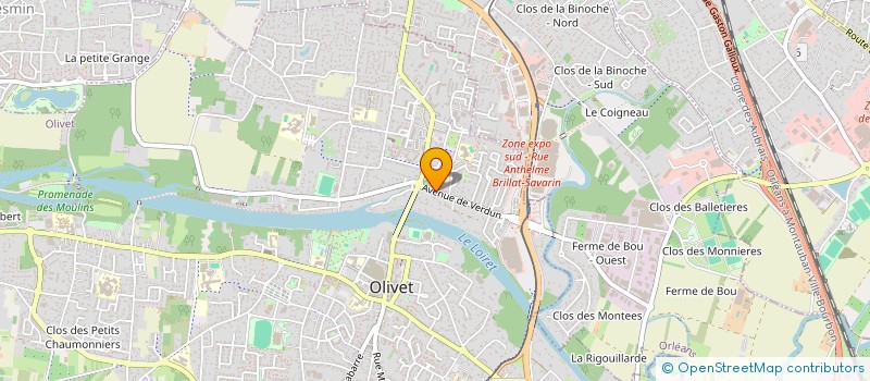 localisation de l'entreprise MADAME OLFA SLEYMI à OLIVET