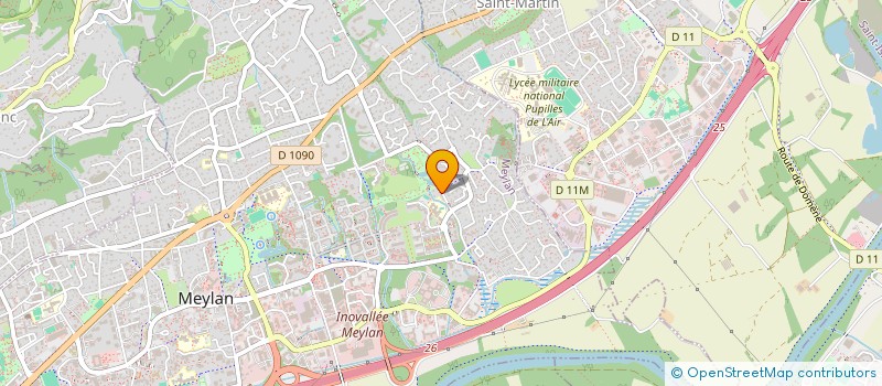 localisation de l'entreprise MADAME OLFA TLILI  MEYLAN