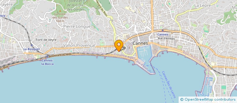 localisation de l'entreprise MADAME OLFA YAHYA à CANNES