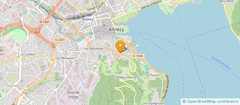 localisation de l'entreprise MADAME OLGA AFANASIEVA à ANNECY