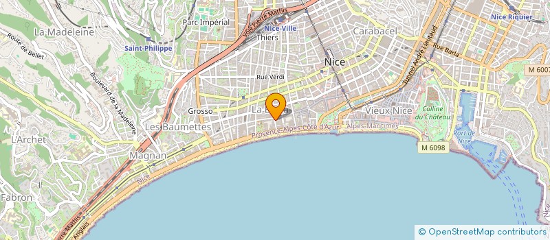 localisation de l'entreprise MADAME OLGA BACHARINA à NICE