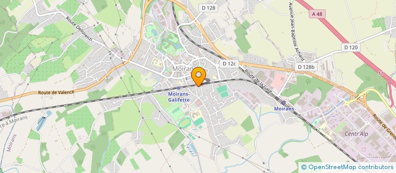 localisation de l'entreprise MADAME OLGA BANOS à MOIRANS