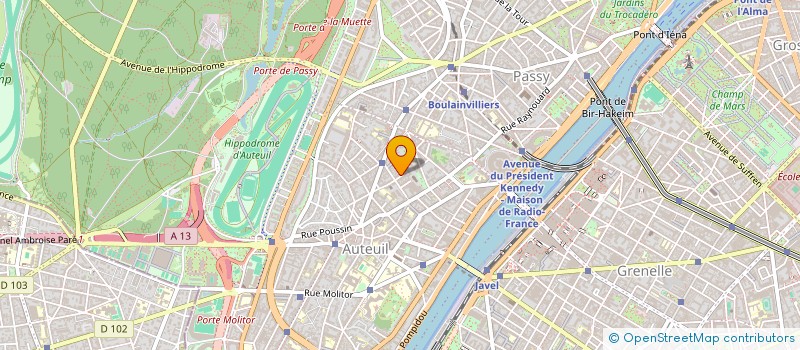 localisation de l'entreprise MADAME OLGA BARANOVA  PARIS