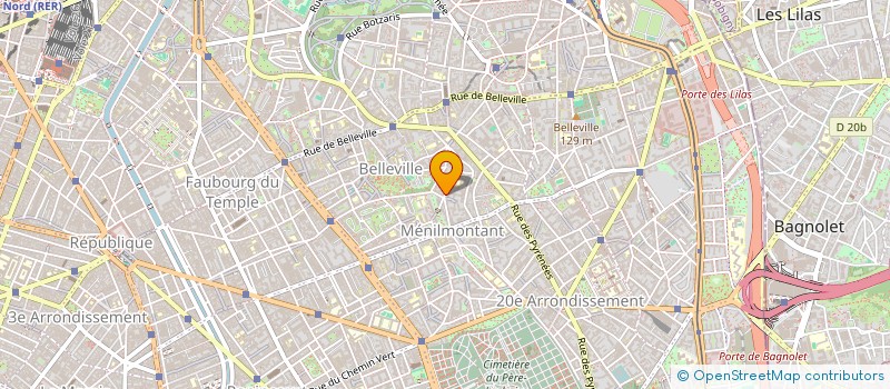 localisation de l'entreprise MADAME OLGA BAUTISTA COSA  PARIS