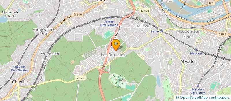 localisation de l'entreprise MADAME OLGA BOISNARD à SEVRES