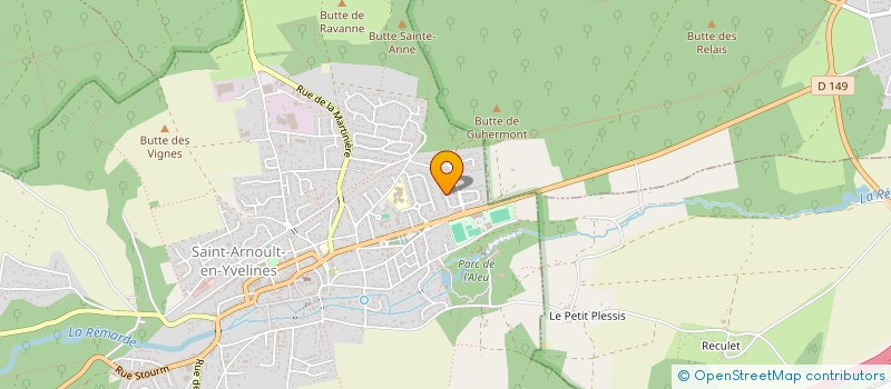 localisation de l'entreprise MADAME OLGA CHAMANSKAIA  ROCHEFORT-EN-YVELINES