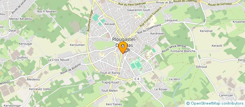 localisation de l'entreprise MADAME OLGA CHILOVA à PLOUGASTEL-DAOULAS