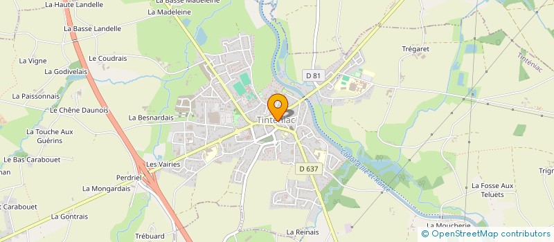 localisation de l'entreprise MADAME OLGA COIGNARD  TINTENIAC