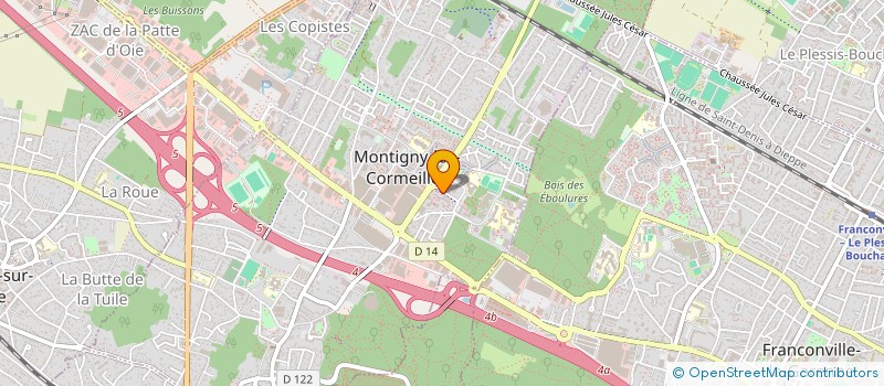 localisation de l'entreprise MADAME OLGA COJOCARI  MONTIGNY-LES-CORMEILLES