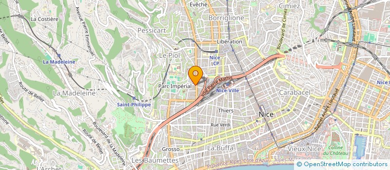 localisation de l'entreprise MADAME OLGA CUPIC VOJNOVIC à NICE