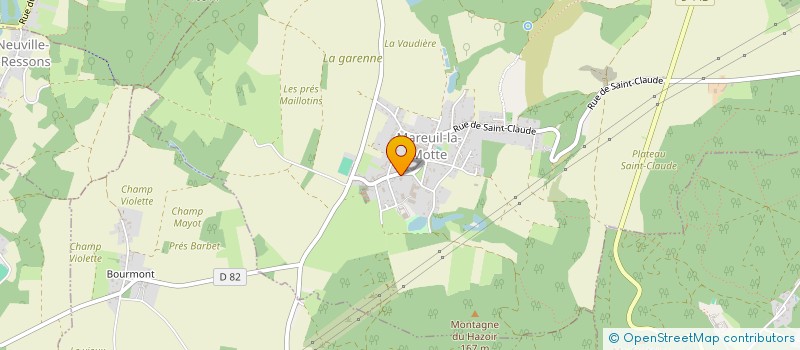 localisation de l'entreprise MADAME OLGA DUBE  HAINVILLERS