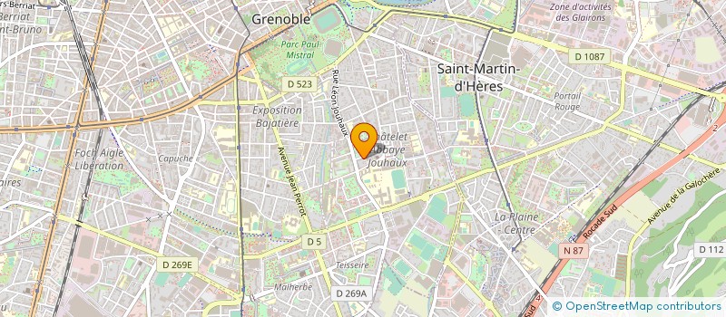 localisation de l'entreprise MADAME OLGA DUBROVSKAYA  GRENOBLE