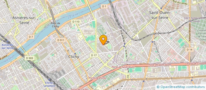 localisation de l'entreprise MADAME OLGA DYUKINA à CLICHY