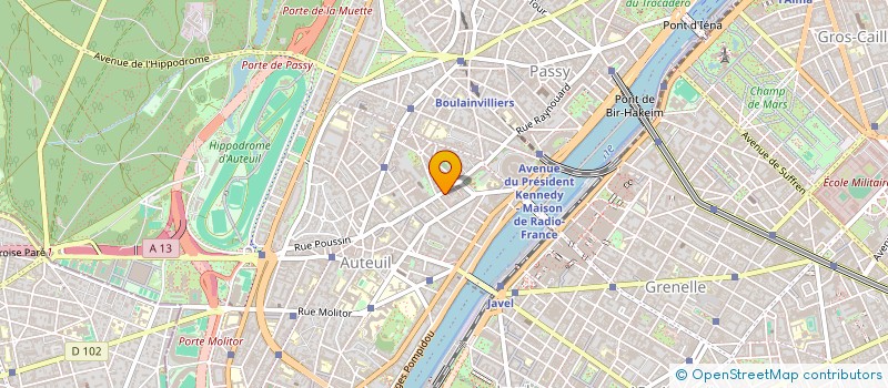 localisation de l'entreprise MADAME OLGA EMELIANOVA  PARIS