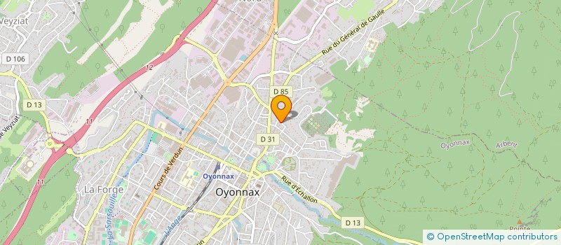 localisation de l'entreprise MADAME OLGA ESCOBAR à OYONNAX