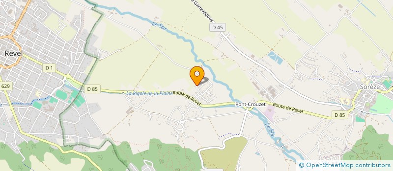 localisation de l'entreprise MADAME OLGA FEIKOUMON  SOREZE