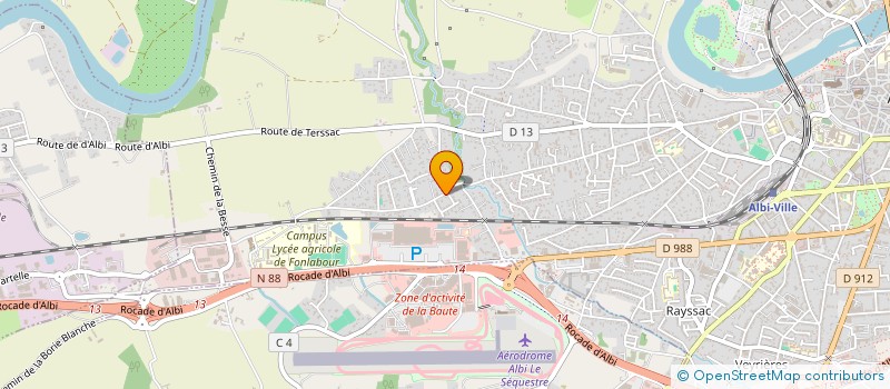 localisation de l'entreprise MADAME OLGA FERNANDEZ ALBOS  ALBI