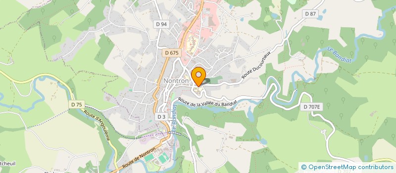 localisation de l'entreprise MADAME OLGA FOURS  NONTRON