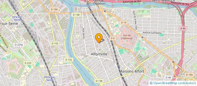 localisation de l'entreprise MADAME OLGA GALAT à ALFORTVILLE