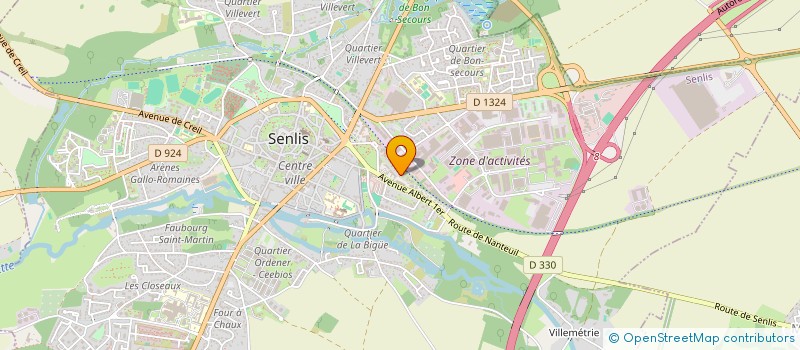 localisation de l'entreprise MADAME OLGA GLOBENKO  SENLIS