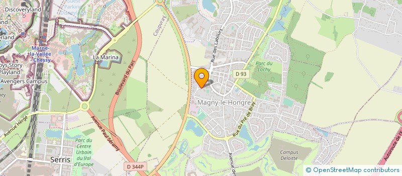 localisation de l'entreprise MADAME OLGA GOMES  MAGNY-LE-HONGRE