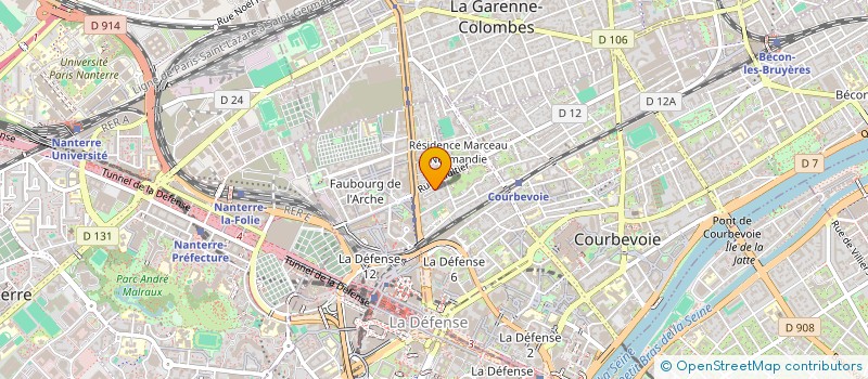 localisation de l'entreprise MADAME OLGA GORNIAK à COURBEVOIE