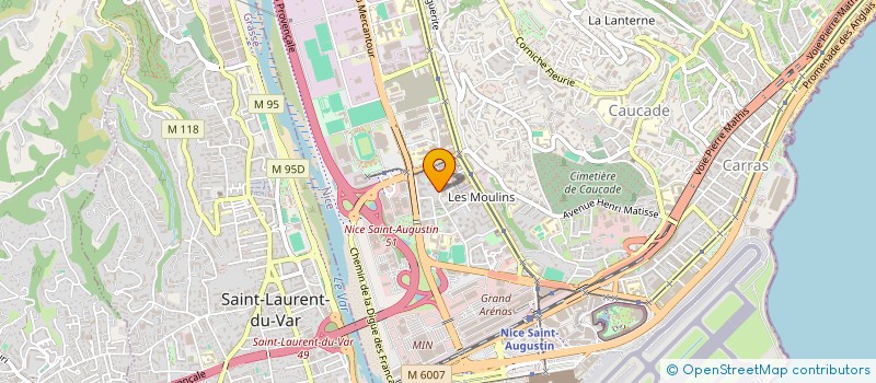 localisation de l'entreprise MADAME OLGA GUERRERO à NICE