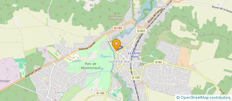 localisation de l'entreprise MADAME OLGA JURMAND  LA FERTE-ALAIS