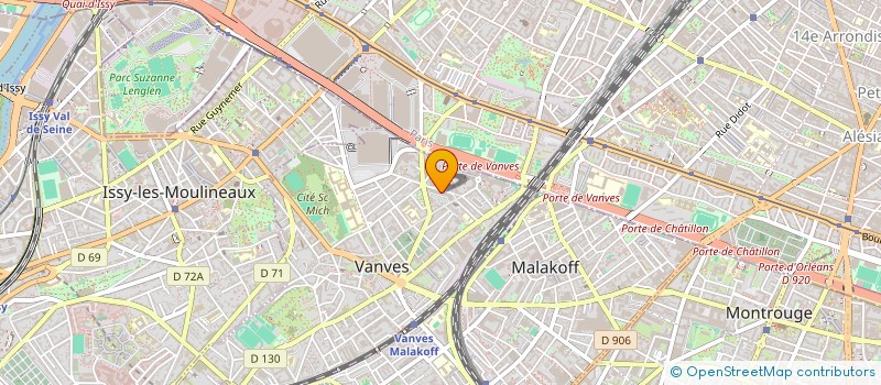 localisation de l'entreprise MADAME OLGA KARNAUKHOVA à VANVES
