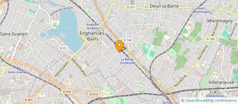 localisation de l'entreprise MADAME OLGA KATAEVA à ENGHIEN-LES-BAINS