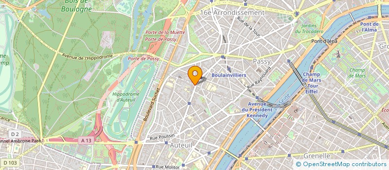 localisation de l'entreprise MADAME OLGA KIZILOVA  PARIS