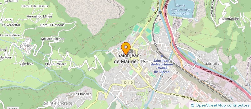 localisation de l'entreprise MADAME OLGA KOBYLKINA  SAINT-JEAN-DE-MAURIENNE