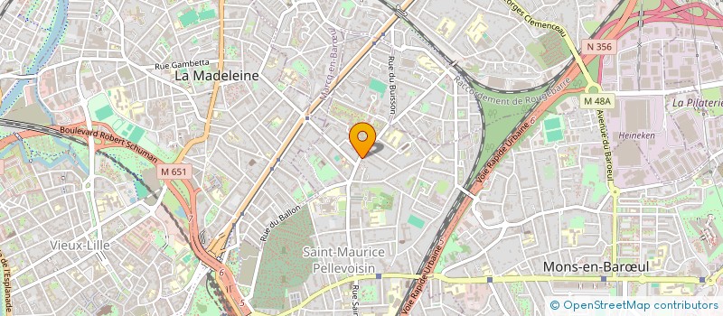 localisation de l'entreprise MADAME OLGA KOROBOF  LILLE