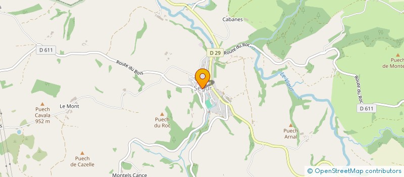 localisation de l'entreprise MADAME OLGA KOSARIEVA  SEGUR