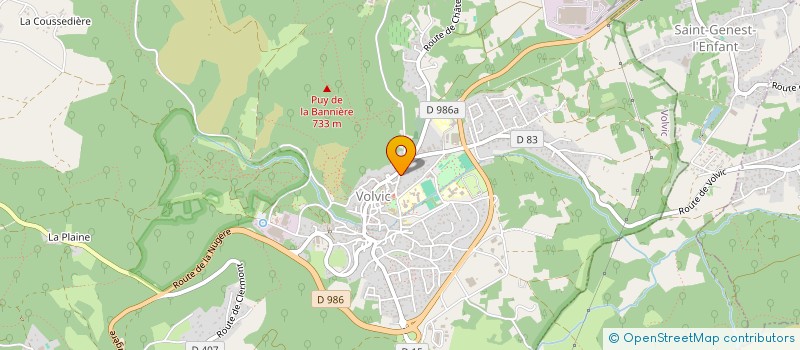 localisation de l'entreprise MADAME OLGA KOZAK  VOLVIC