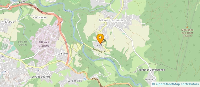 localisation de l'entreprise MADAME OLGA KRALINA à ANNECY