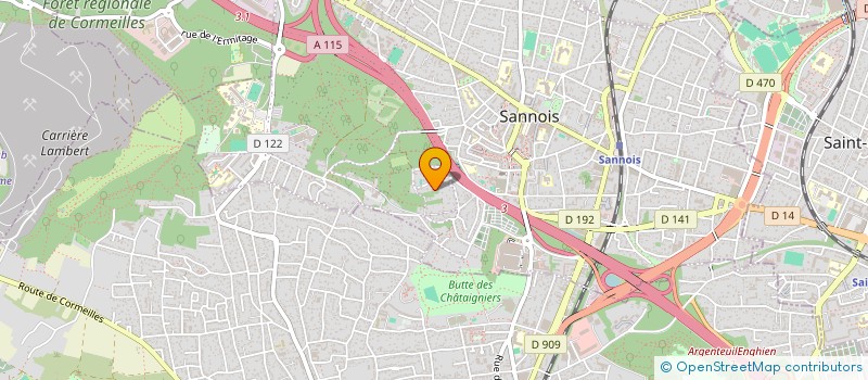 localisation de l'entreprise MADAME OLGA KUZMINA à SANNOIS