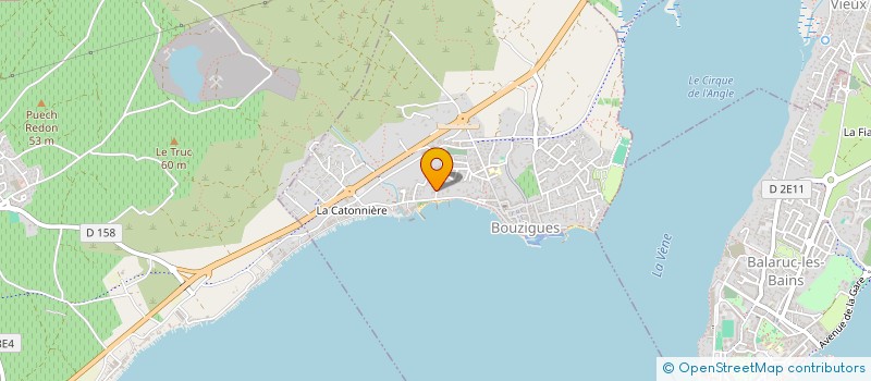 localisation de l'entreprise MADAME OLGA L HUILLIER  BOUZIGUES