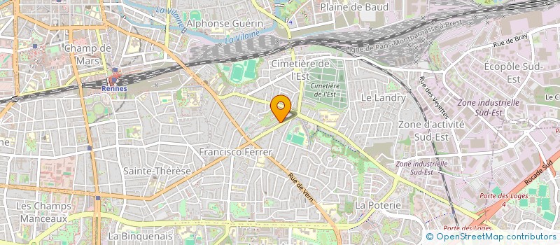 localisation de l'entreprise MADAME OLGA LEVAKHINA  RENNES